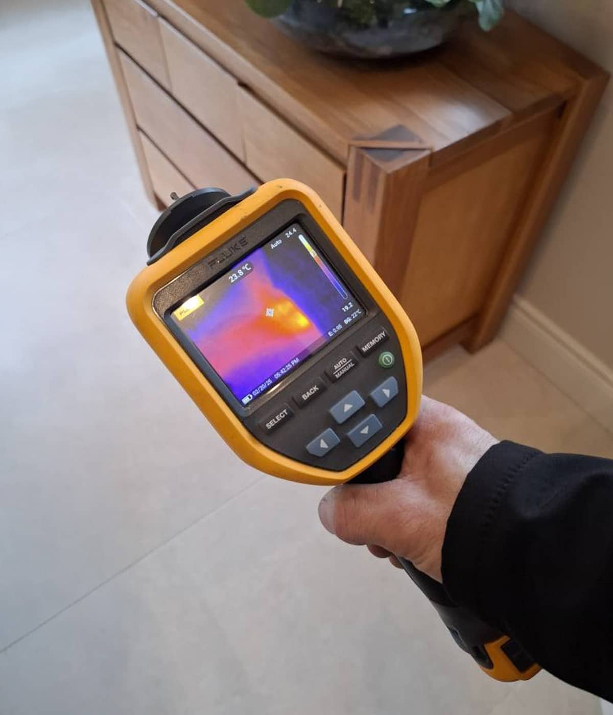 Plumber Thermal imaging technology