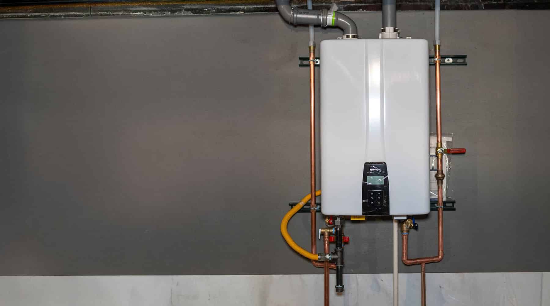 new tankless water heater